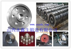 鍛打臺車輪 山西永鑫生生產 鍛造大型起重機械臺