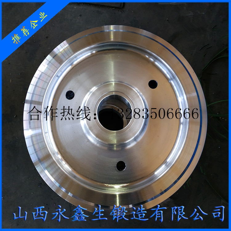 60鋼門式彎道卸車機車輪鍛件