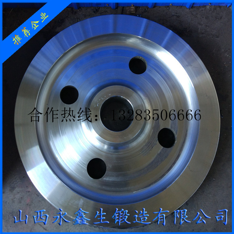 60#鋼橋式雙跨線螺旋卸車機車輪鍛件